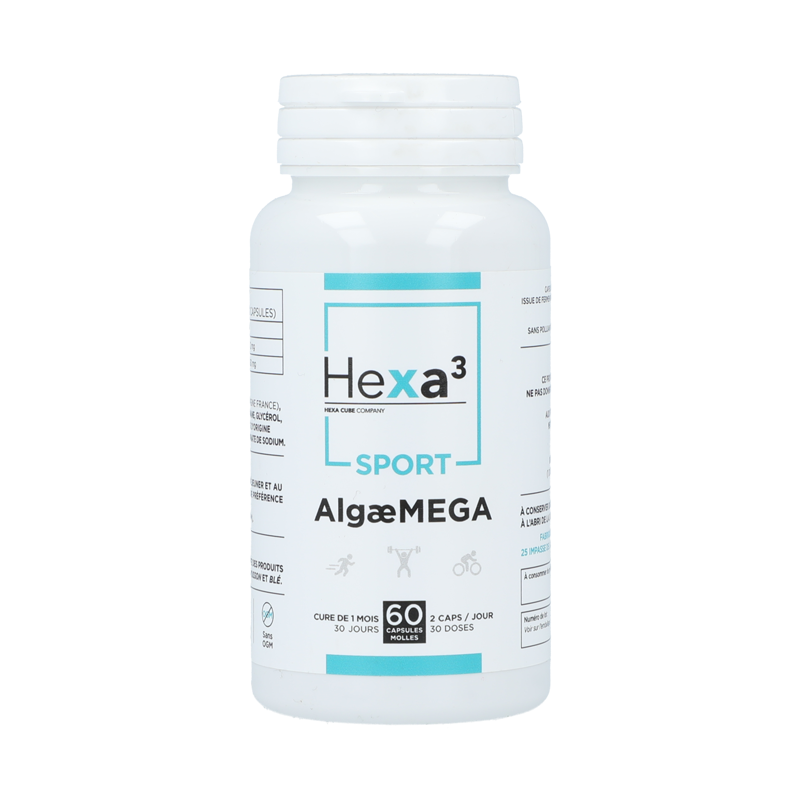 Capsules Sport AlgaeMEGA - Hexa3