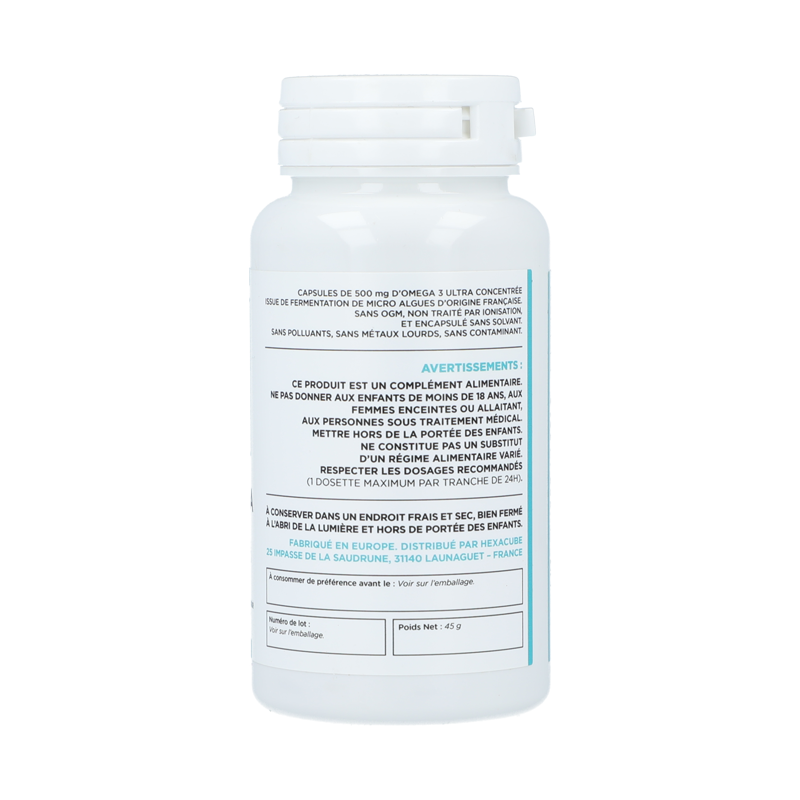 Capsules Sport AlgaeMEGA - Hexa3