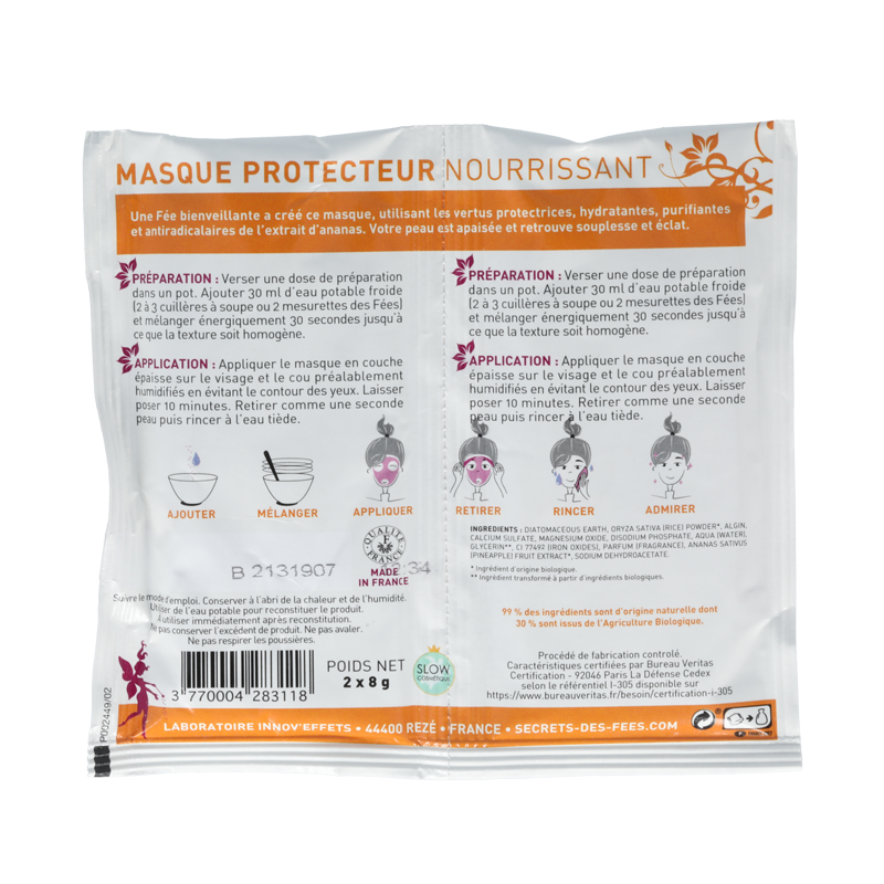 Masque Protecteur Nourrissant - Secrets des Fées