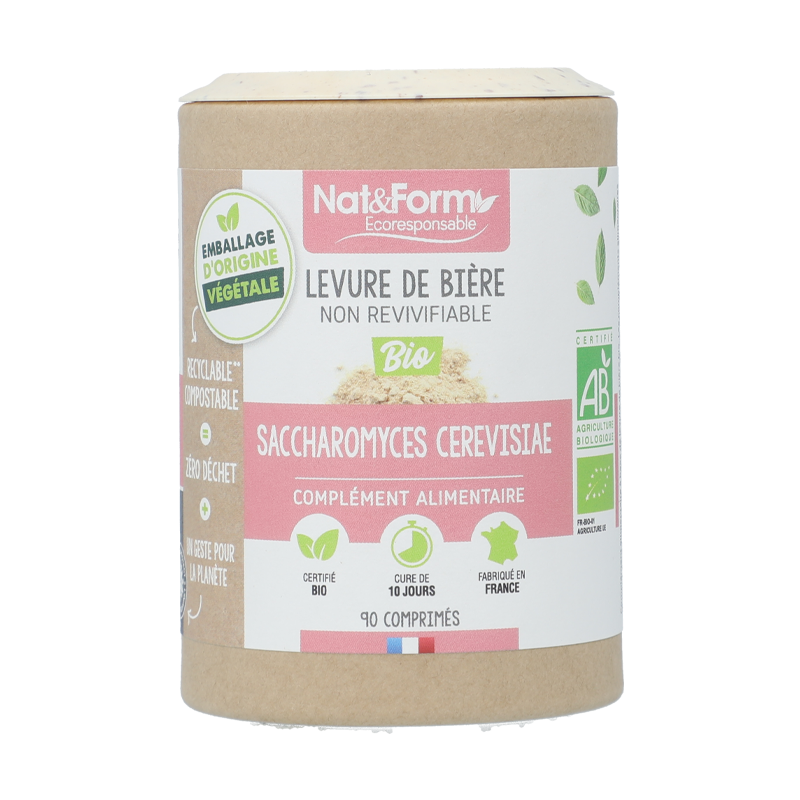 Gélules Levure de Bière non revivifiable - Nat&Form