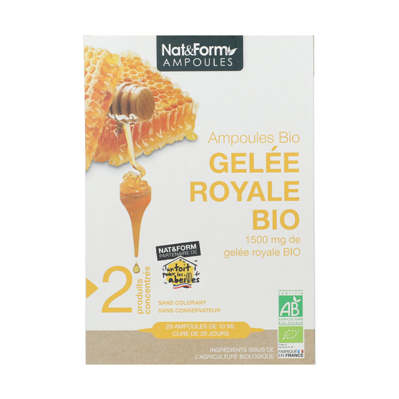 Ampoules Gelée royale - Nat&Form