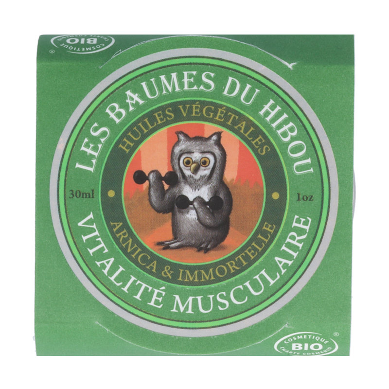 Baume Vitalité Musculaire - Les Baumes du Hibou