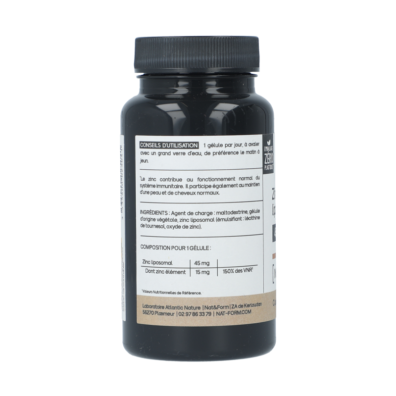 Gélules Zinc Liposomal - Nat&Form