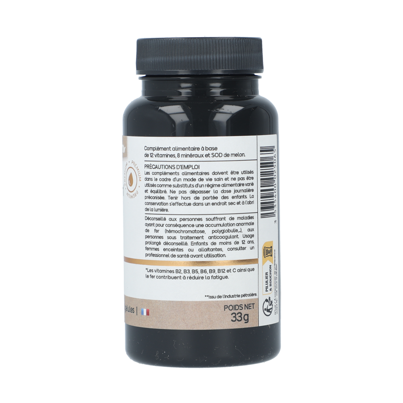 Gélules Multivitamin' Liposomal - Nat&Form