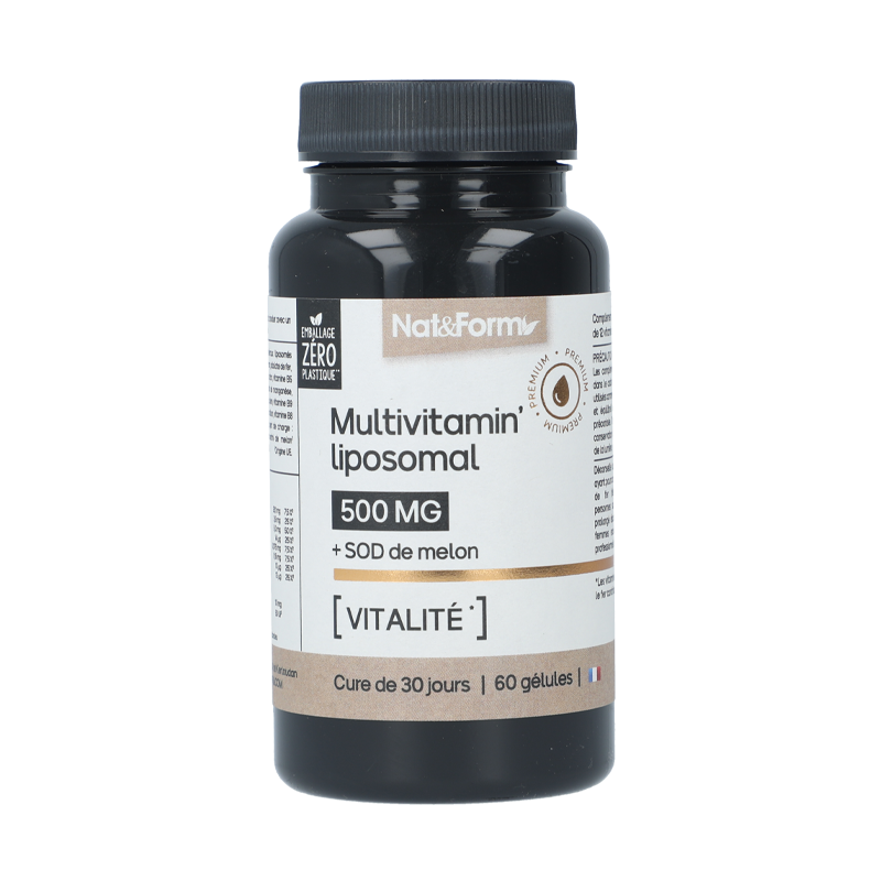 Gélules Multivitamin' Liposomal - Nat&Form