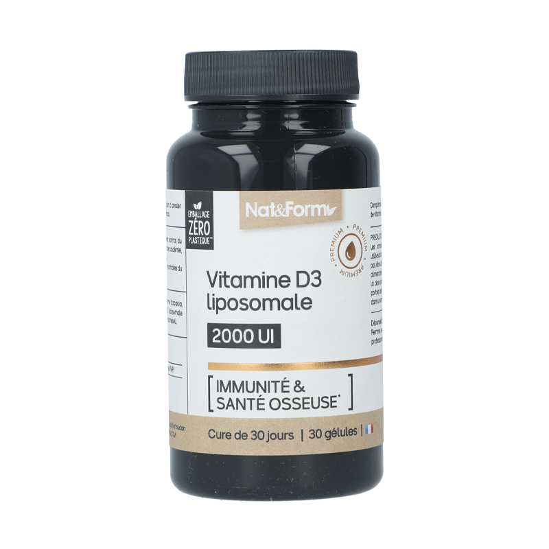 Gélules Vitamine D Liposomale - Nat&Form