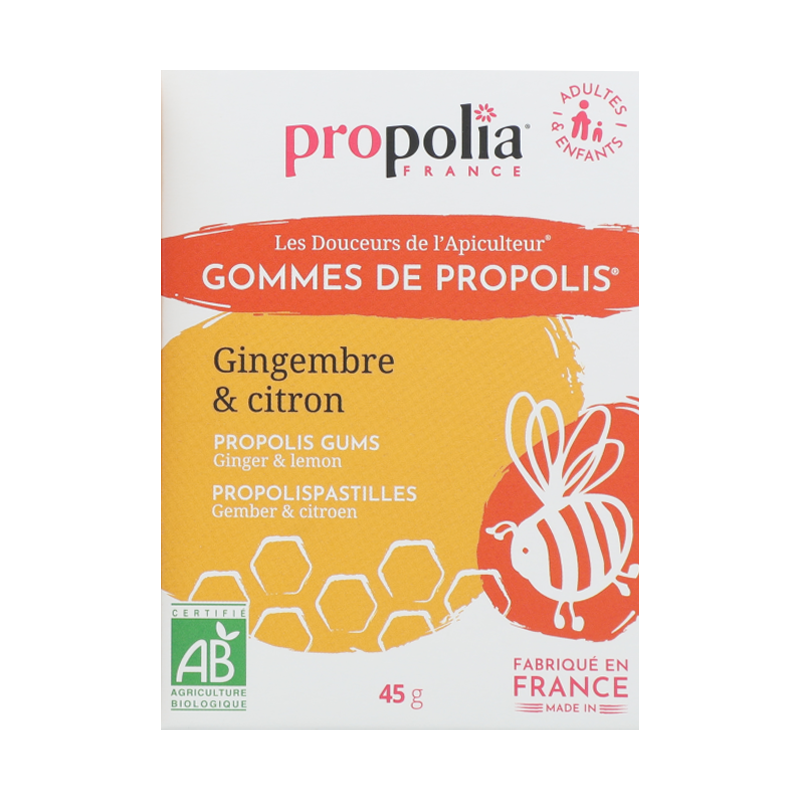 Gommes propolis & gingembre - Propolia