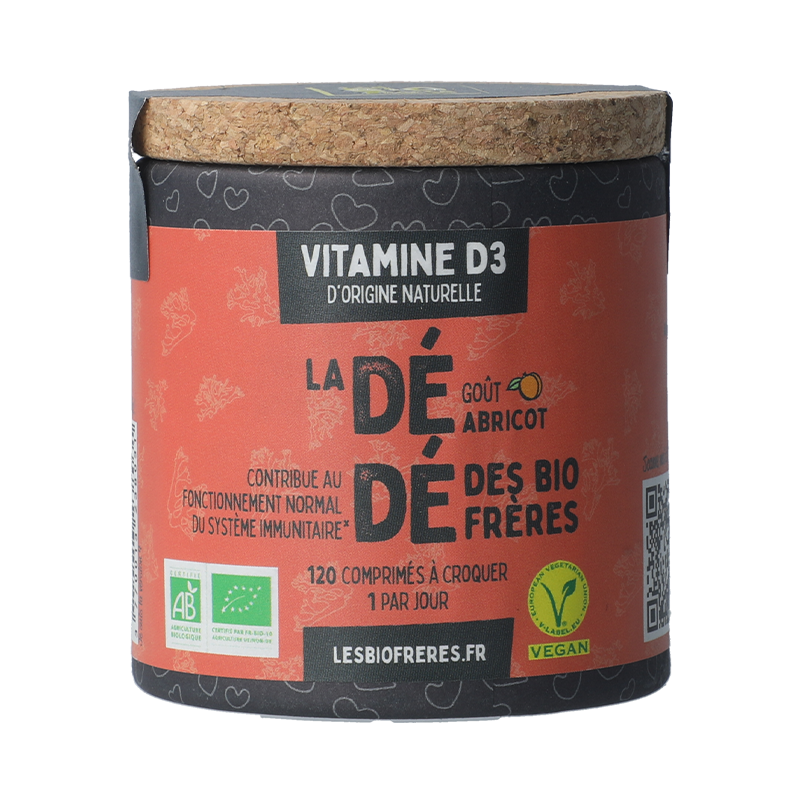 Comprimés Vitamine D3 - Les Bio Frères