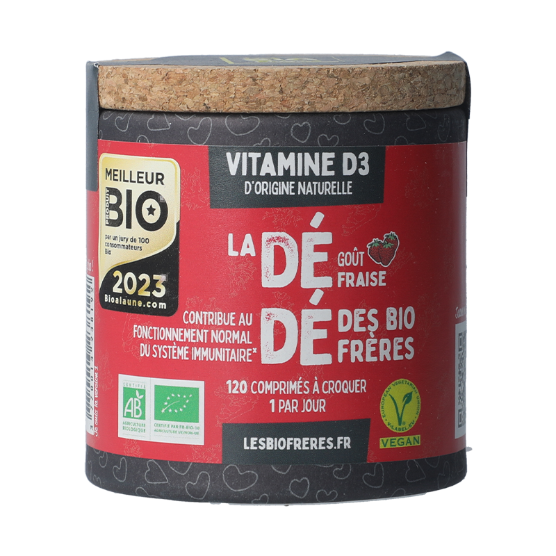 Comprimés Vitamine D3 - Les Bio Frères