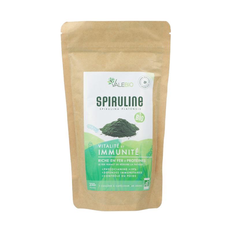 Spiruline en poudre - Valebio