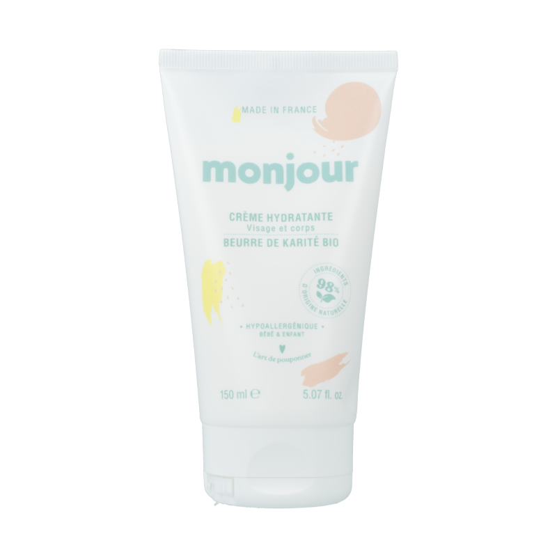 Crème Hydratante Bébé Visage et Corps – Monjour