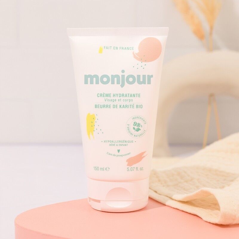 Crème Hydratante Bébé Visage et Corps – Monjour